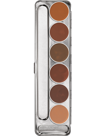 Paleta Dermacolor de Camuflagem 6 cores D